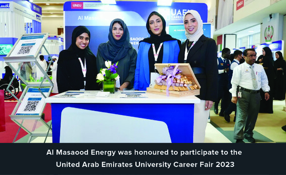 Al Masaood Energy was honored to participate to the UAEU Career Fair 2023